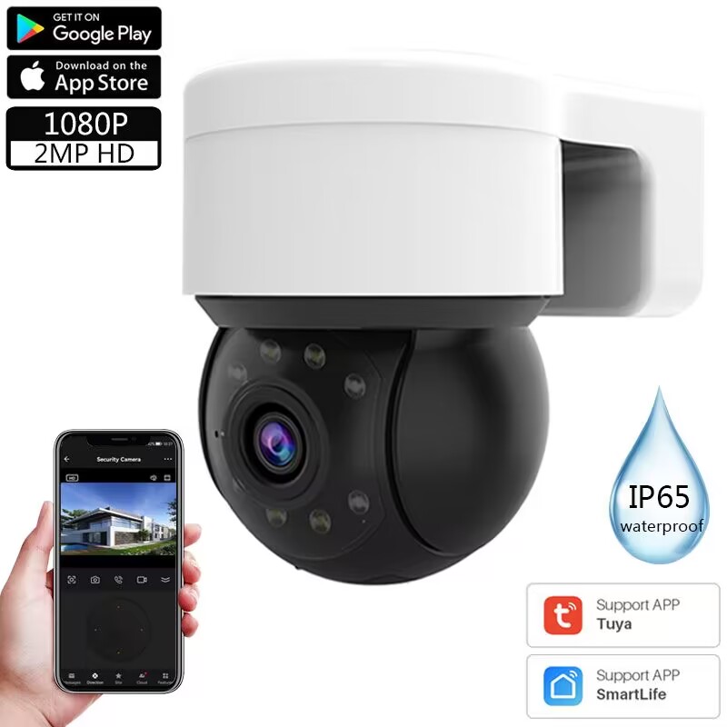 Smart Home Camera Ezviz - Câmera Dome sem fio impermeável ao