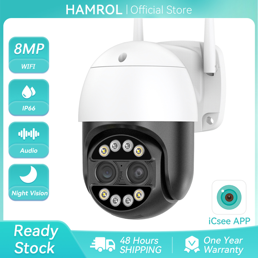 Smart Home Camera Ezviz - Câmera PTZ WIFI de 8MP com