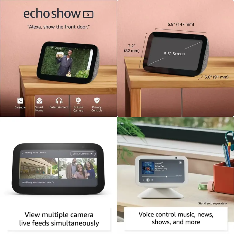 Smart Home Video - Echo Show 5, Caixa de Som