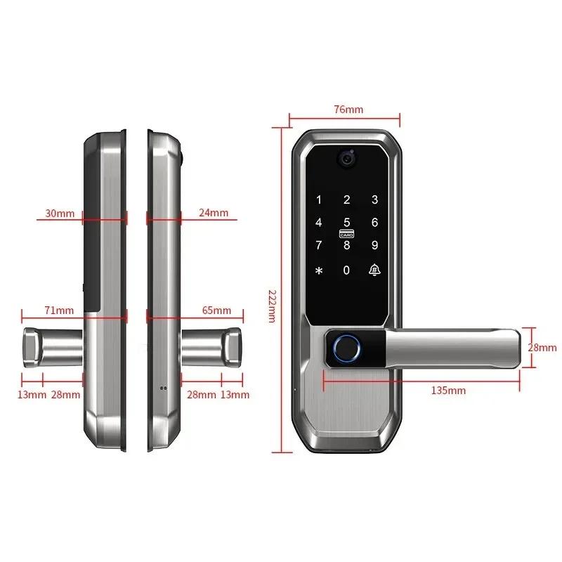 Fechadura Inteligente Tuya WiF - Smart Home Door Lock avaliação e preço