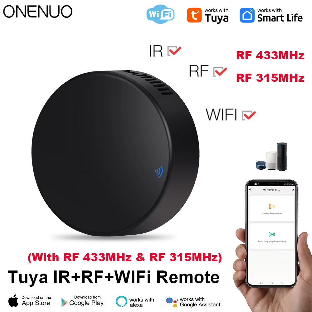 Tuya wifi rf ir controle remot - Universal Remote Smart Home avaliação e preço