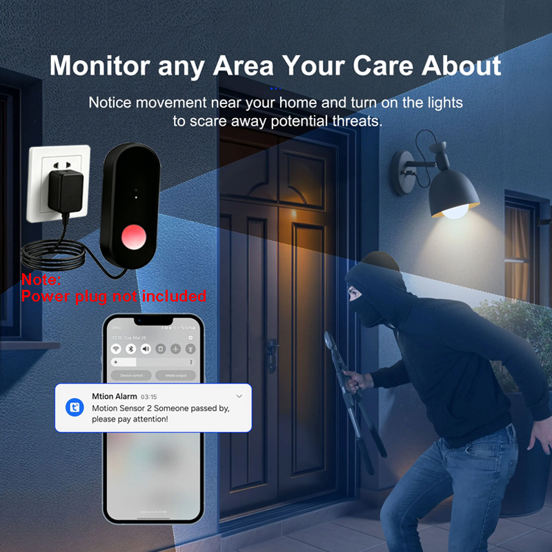 Sensor de movimento PIR WiFi T - Smart Home Wiser avaliação e preço