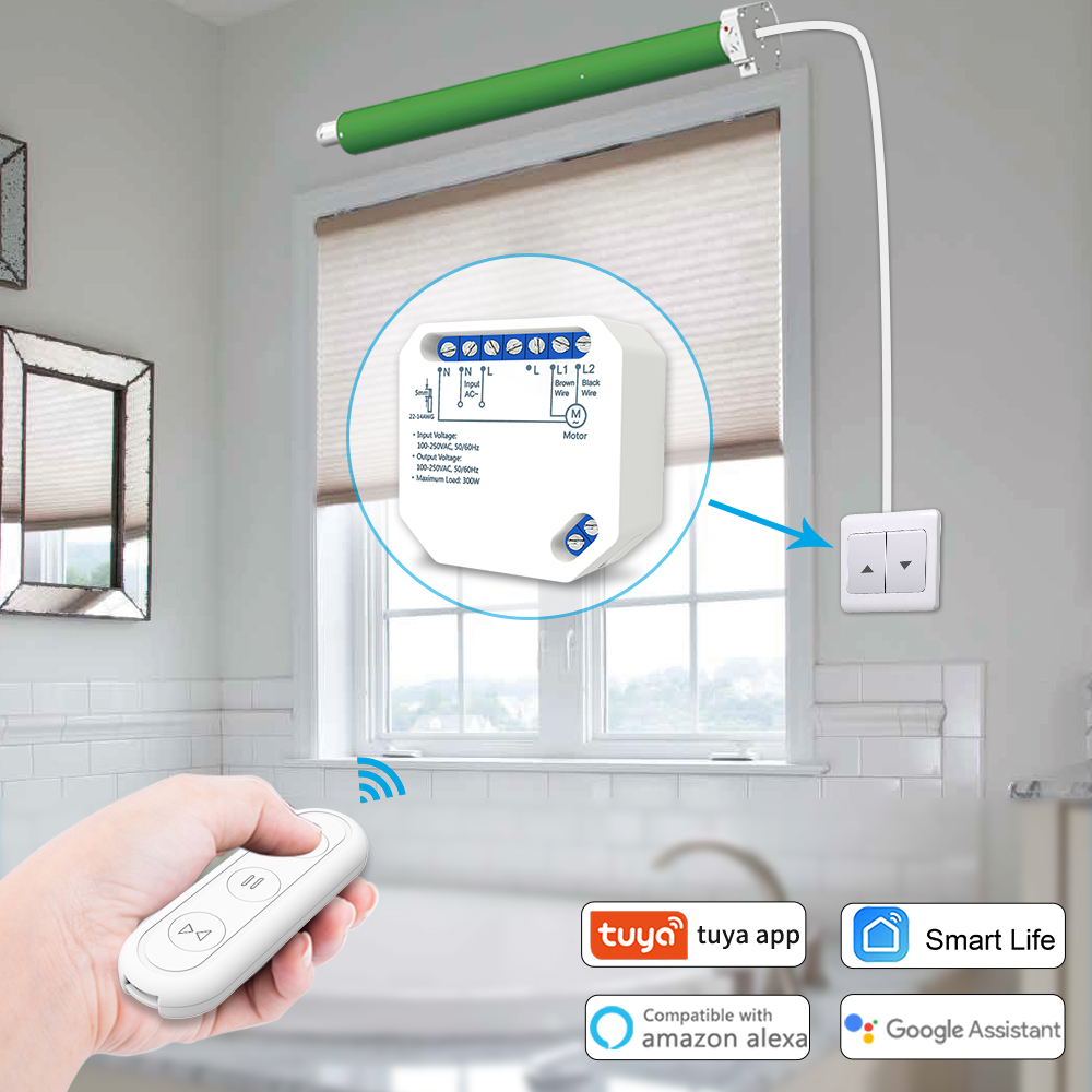 Tuya vida inteligente cortina  - Universal Remote Smart Home avaliação e preço