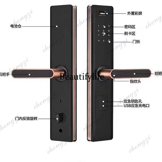 Fechadura com impressão digita - Smart Home Door Lock avaliação e preço