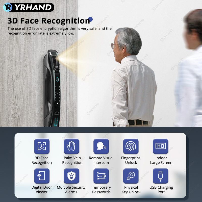 Fechadura inteligente com reco - Smart Home Door Lock avaliação e preço